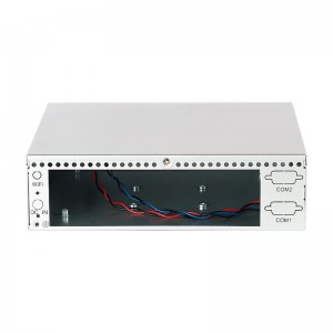 mini pc case ITX aluminum panel high gloss silver edge