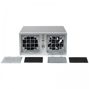 Factory ready-made two-color computer wall mount case