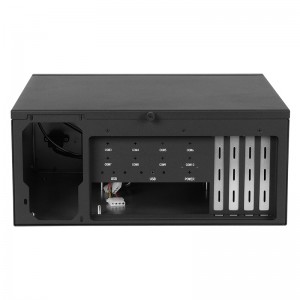 wall mount pc case 4 slots visual inspection small MATX