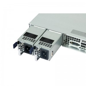 1u server chassis  single power redundant interchangeable with safety lock