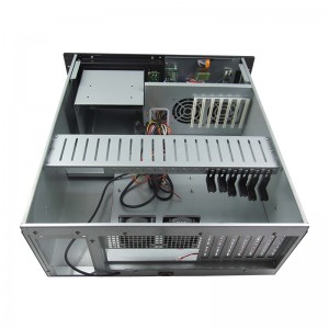 Server rack computer case portable with display and keyboard