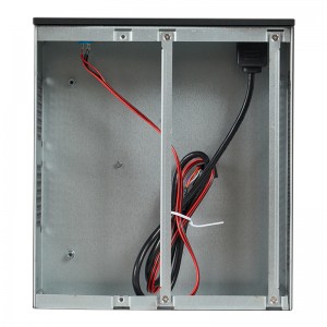 ITX mini PC case supports external power supply and features a high-gloss silver-edged aluminum panel.