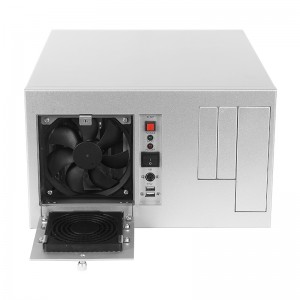 Wall-mounted ATX full silver six COM port IPC cases