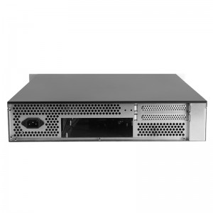 rackmount chassis 2U aluminum panel high gloss silver edge