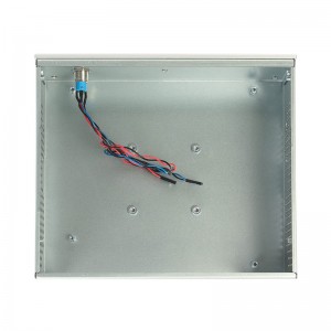 mini pc case ITX aluminum panel high gloss silver edge