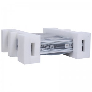 Industrial control chassis 2U450 rack-mounted atx network security computer high-gloss aluminum brushed panel