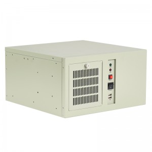 Industrial computer chassis wall-mounted power supply position reversible design suitable for visual inspection machines