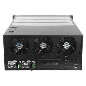 Cloud computing storage 45 hard drive server computer case with display
