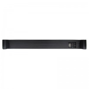 rackmount 1u case with a depth of 250MM and aluminum panel for excellent heat dissipation