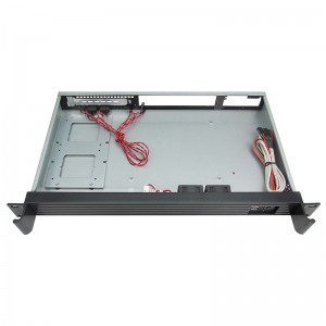 rackmount 1u case with a depth of 250MM and aluminum panel for excellent heat dissipation