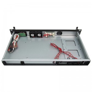 rackmount 1u case with a depth of 250MM and aluminum panel for excellent heat dissipation