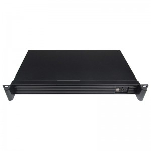 rackmount 1u case with a depth of 250MM and aluminum panel for excellent heat dissipation