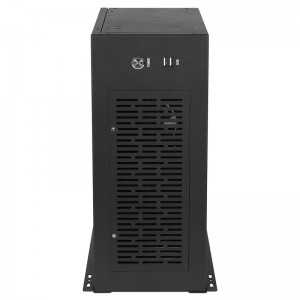wall mount pc case 4 slots visual inspection small MATX