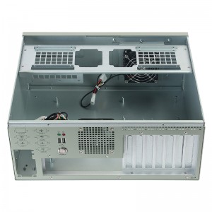 7 serial port rear window with metal switch key DIY pc cases