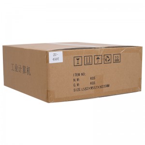 Industrial control chassis 2U450 rack-mounted atx network security computer high-gloss aluminum brushed panel