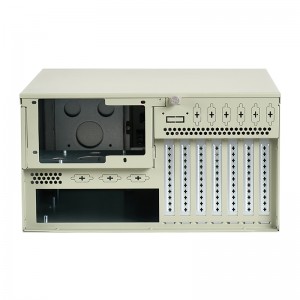 Industrial computer chassis wall-mounted power supply position reversible design suitable for visual inspection machines