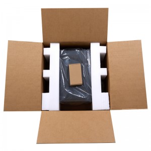 4U rack case, black, double-door design, 1.2mm thick.