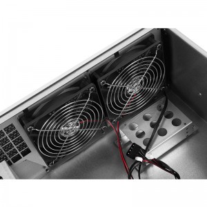 4u case high-end temperature control display screen 8MM thickness aluminum panel
