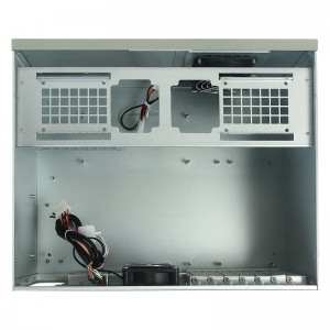 7 serial port rear window with metal switch key DIY pc cases