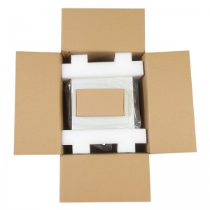 computer wall mount case all silver MATX suitable for small 1U power supply