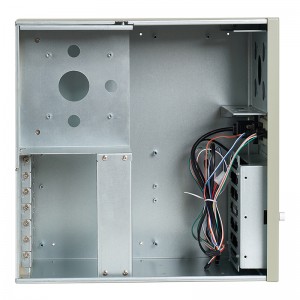 Industrial computer chassis wall-mounted power supply position reversible design suitable for visual inspection machines