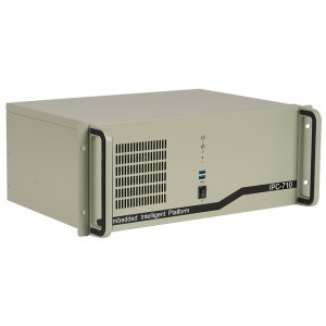 Industrial-grade PC 710H300 4u rackmount enclosure with USB 3.0 ports.