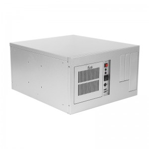 Wall-mounted ATX full silver six COM port IPC cases