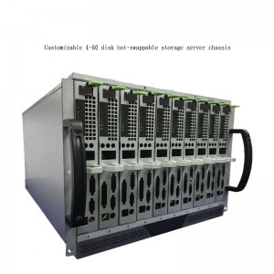 IDC hot-swappable 10-subsystem managed blade server chassis