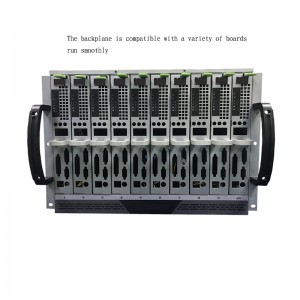 IDC hot-swappable 10-subsystem managed blade server chassis