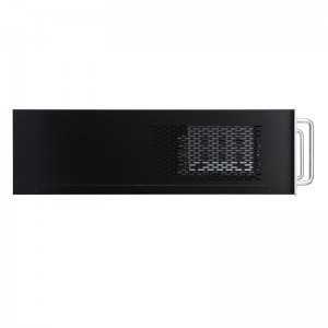 Aluminum panel industrial computer case with green light bar