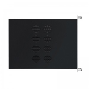 Aluminum panel industrial computer case with green light bar