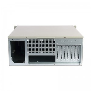 Industrial gray spot 4u rack case with keypad lock