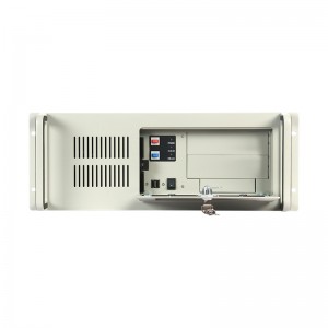 Industrial gray spot 4u rack case with keypad lock