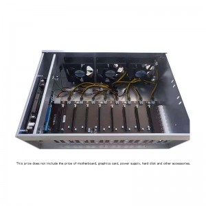 ETH Ethereum BTC mining 8-card direct plug-in mining rig cases