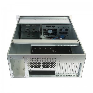 Temperature Control Display Brushed Aluminum Panel 4u rackmount case