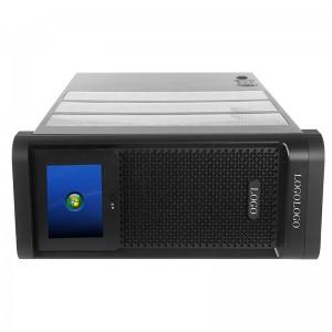 Cloud computing storage 45 hard drive server computer case with display