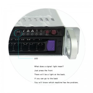 1u server chassis  single power redundant interchangeable with safety lock