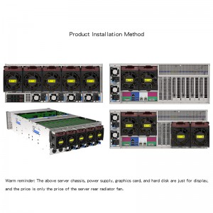 New spot rear radiator fan suitable for GPU workstation server chassis