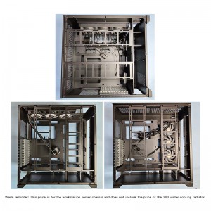 tower workstation server case compatible with 360\240\120 water cooling